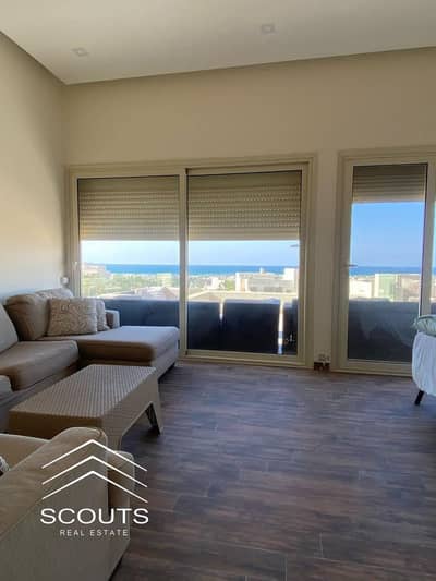 Direct sea & lagoon view chalet for sale High-end fully finished with AC'S & kitchen Prime sea location in Hacienda near Mountain View & La Vista