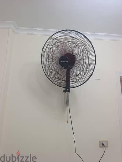 مروحه حائط استعمال يوم