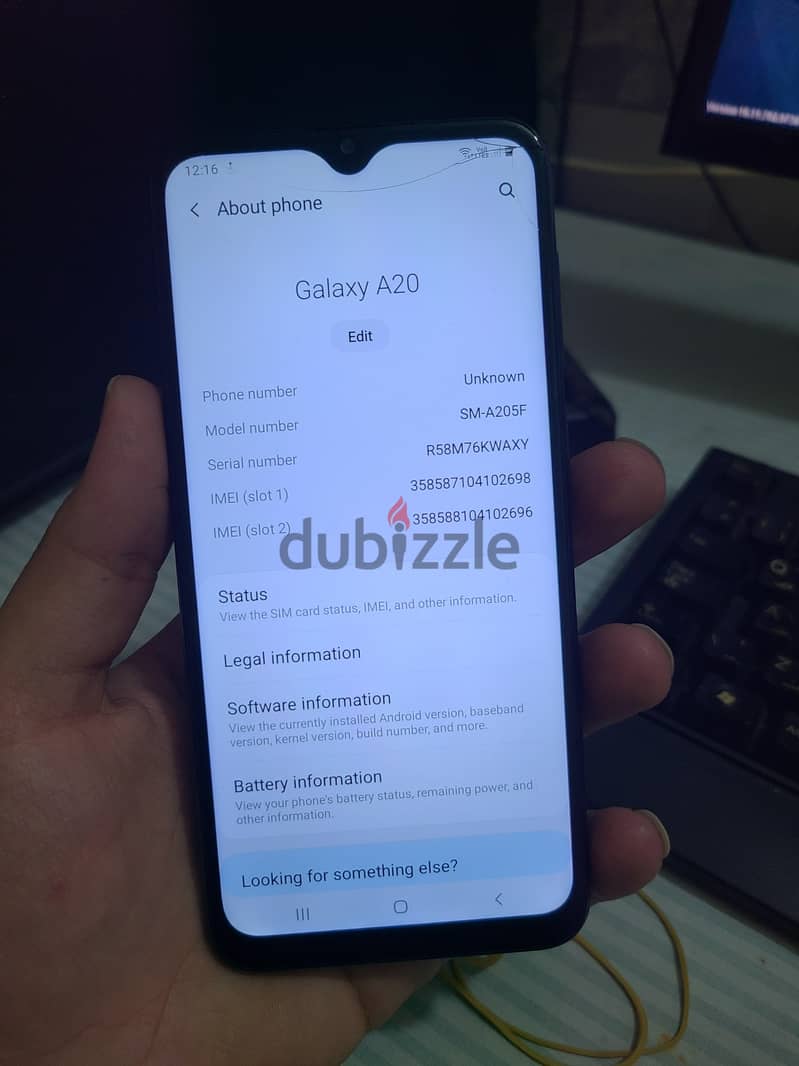 Samsung A20 4