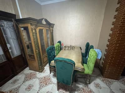 غرفة سفرة كاملة زيتي