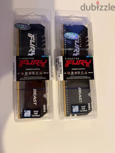 Kingston fury beast rgb 3600hz 16GB (8x2)
