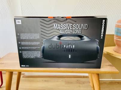 Jbl Boombox 4 جديده ضمان محلي