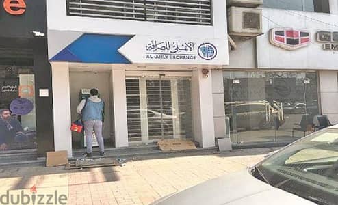 محل مؤجر لشركه مصرفيه كبري بدخل 35000 شهرياااا