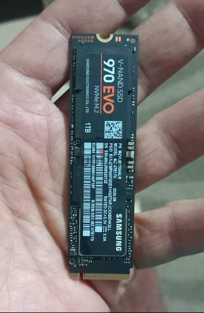Samsung 970 evo 1TB Nvme