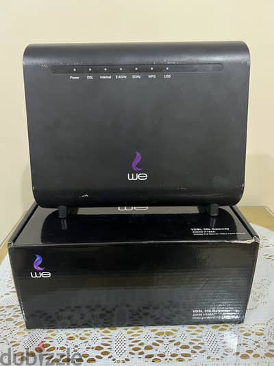 راوتر WE ZXHN H188A بالعلبة الأصلية - حالة ممتازة - 850 جنيه