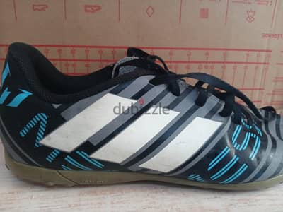 Grey messi edition football shoes