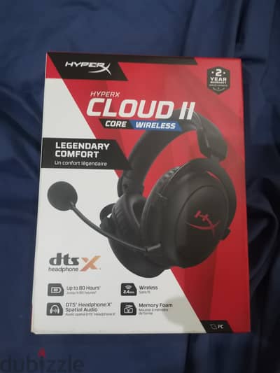 hyper x cloud 2 core wireless open box