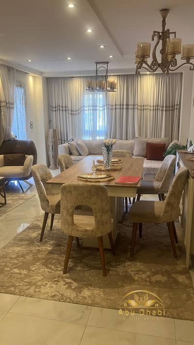 Apartment 140m² for sale in Madinaty B12, ultra-super deluxe finishing, including furniture and appliances.
