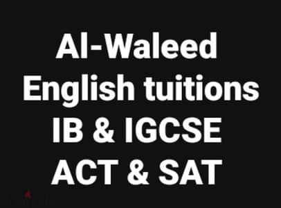 English sessions ( IB / IGCSE  / ACT  / SAT  / EST )