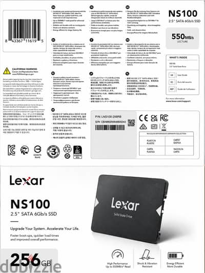 256 SSD 2.5 Inch