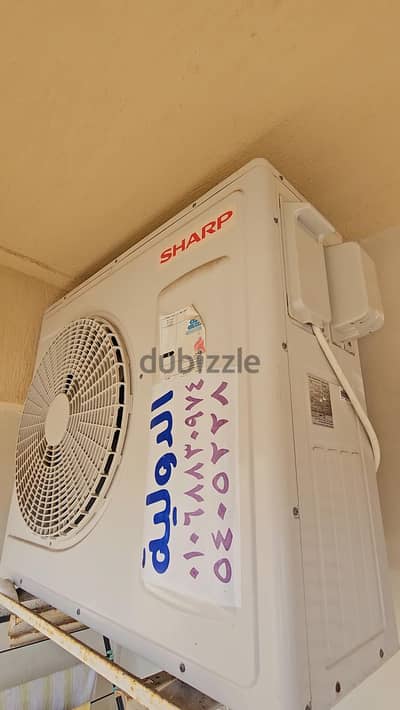 تكييف شارب 3 حصان بحالة الجديد