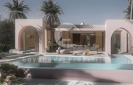 فرصة محدودة في هاسيندا حنيش، شاليه غرفتين بأقل سعر ومقدم 5% فقط  وتقسيط حتي 8 سنوات