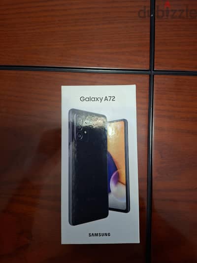 Samsung Galaxy A72 256GB / 8GB RAM black مع العلبه والشاحن الاصلى