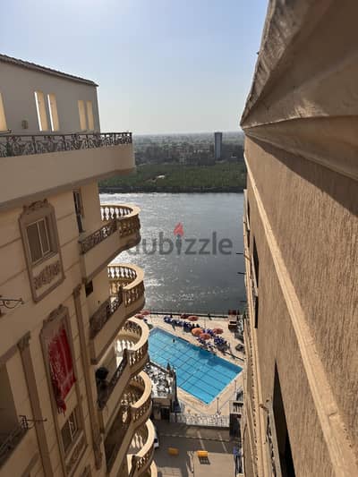 شقة نصف تشطيب تري الكورنيش رؤيه واضحه