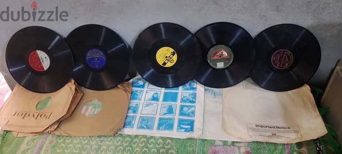 20 اسطوانه فوتوغرافيه اثريه انتاج عام 1949 الاسطوانه ب 500 جنيه