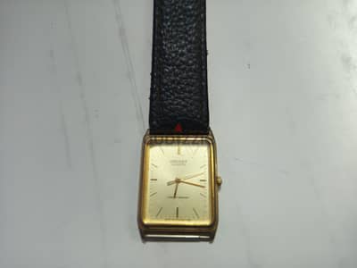 ساعة أورينت تانك ياباني أصلي C750 فينتج 80s موديل نادر