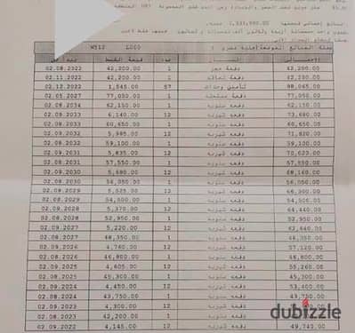استيديو للبيع في مدينتي 45 م بأفضل المراحل مجموعه 87 في B8 مقدم و تكملة اقساط قسط بسعر الكاش