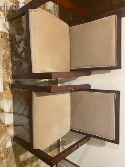 2 modern chairs for sale