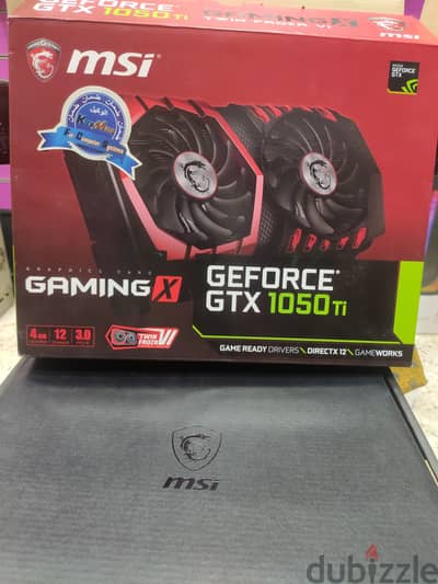 Msi GTX 1050TI Gaming x 4gb