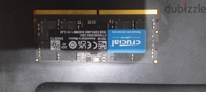 Ram 16 G DDR5 Crucial