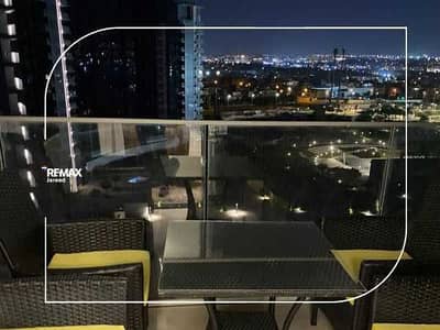 A fully furnished apartment for rent in sheikh zayed with a direct park view