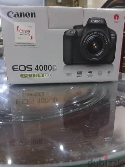 canon eos 4000d جديدة متفتحتش