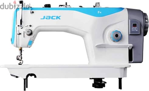 ماكينة خياطة  جاك Jack F4 بحالة ممتازة مع الترابيزة والموتور