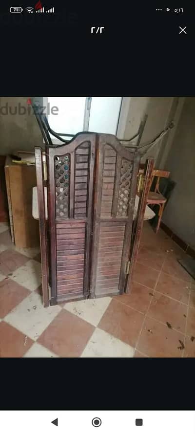 ٢باب مروحة بالمفصلات