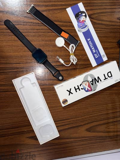 Smart watch dt watch x black color very strong battery