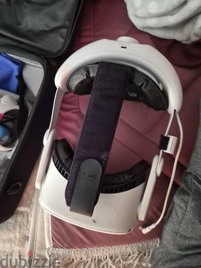 Meta Quest 2 with elite headstrap and elite faceplate