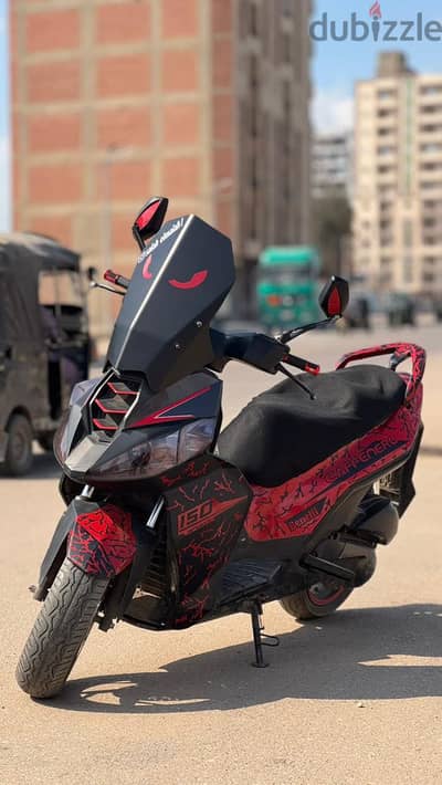 اسكوتر كافينيرو اسبورت للبيع موديل ٢٠٢١ رخصه نص ٢٠٢٧