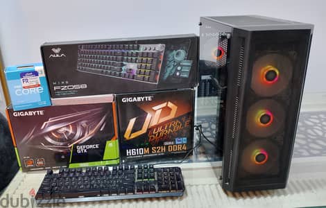 Pc gaming intel i3 13100f and gtx 1660