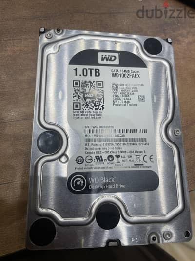 wd internal hdd 1tb