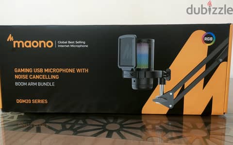 مايك احترافي MAONO DGM20 Gaming USB Microphone (Bundle مع Boom Arm)