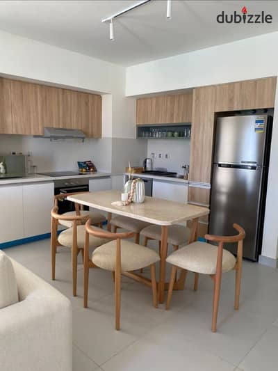 Fully Finished Chalet for Sale  in Prime Location in Amwaj, North Coast . Direct Sea View