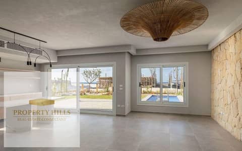 للبيع شالية 264متر جاهز للمعاينة في هاسيندا ويست الساحل الشمالي 4 غرف متشطب بالكامل رأس الحكمة in Hacienda west North Coast