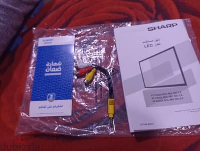 شاشة شارب 55 كسر زيرو بالكرتونة والضمان