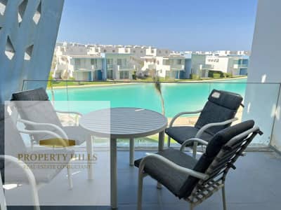 Chalet ready for sale in the North Coast, Ras Al-Hikma from Fouka Bay, fully finished and ready for viewing