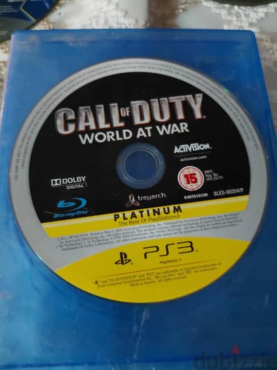 لعبه بلاي ستيشن ٣ ps3 لعبه coll of duty world at war