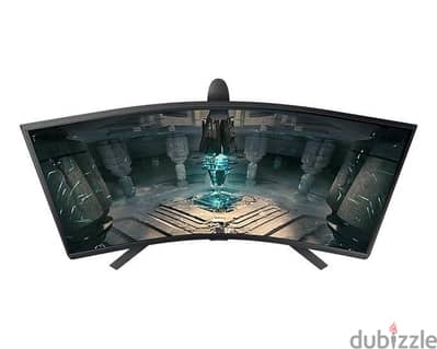 شاشه سامسونج كيرف للألعاب odyssey g6 بتردد 240  السمارت بالريموت جديدة