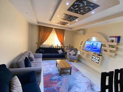 Furnished apartment for rent in Sheikh Zayed, Dar Misr compound, upscale furniture and fully air-conditioned