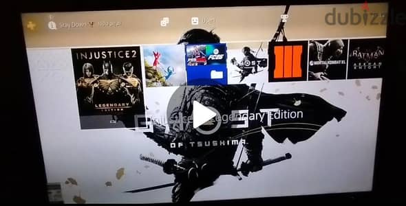 بلاستيشن 4 برو 1 تيرا مع دراعين و13 لعبه