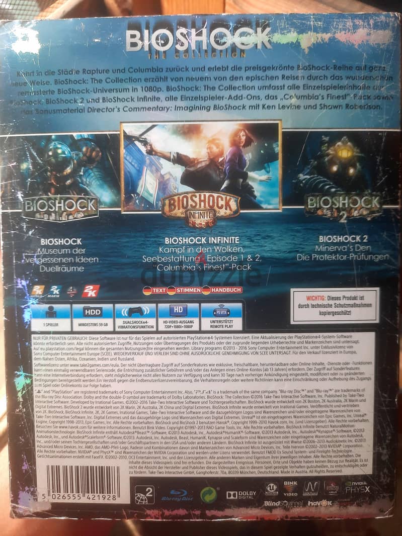 Bioshock collection ps4 2