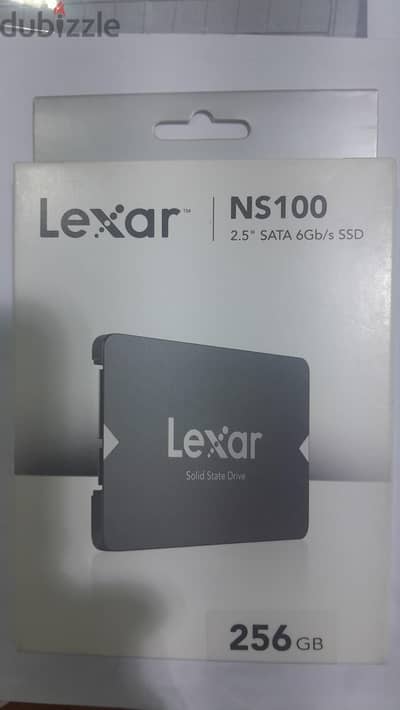 lexar ssd 256 gb جديد مبرشم