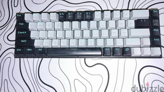 Grey. . Redragon K662 GWERN Wireless Mechanical Keyboard