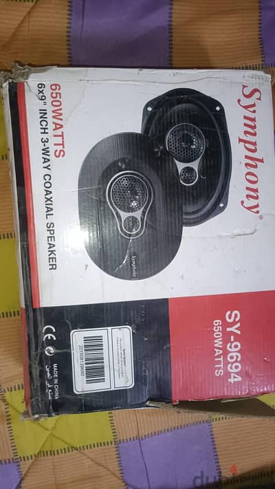 طقم سماعات سيمفوني دبل بيس 650 وات