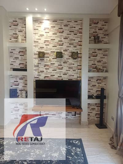 Furnished Studio for Rent in Palm Hills Village Gate - Fifth Settlement | 88 sq m | Ready to Move In. A spacious studio with elegant furnishings, full