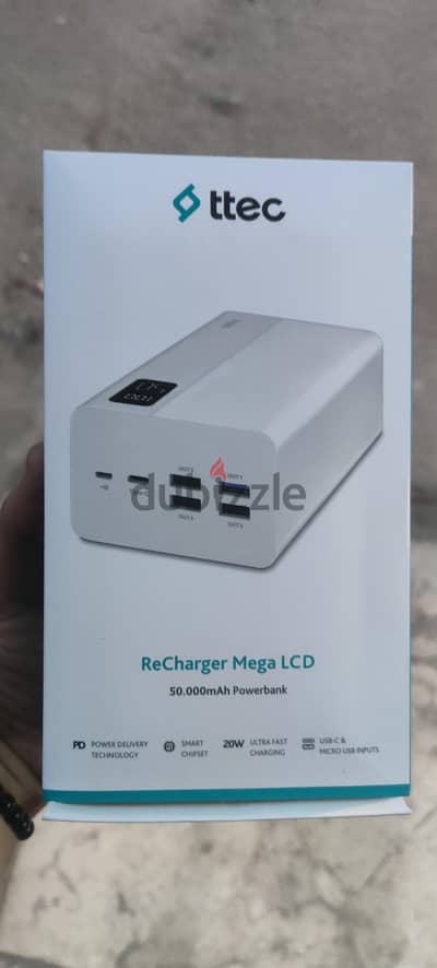 باور بانك  عملاق  ttec خمسين الف امبير  جديد اتحاد اوروبى ضمان سنتين