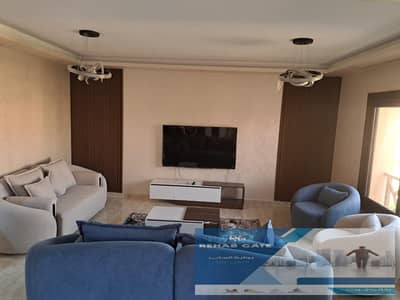 Furnished apartment for rent in Rehab, 160 sq m, super deluxe finishing, prime location