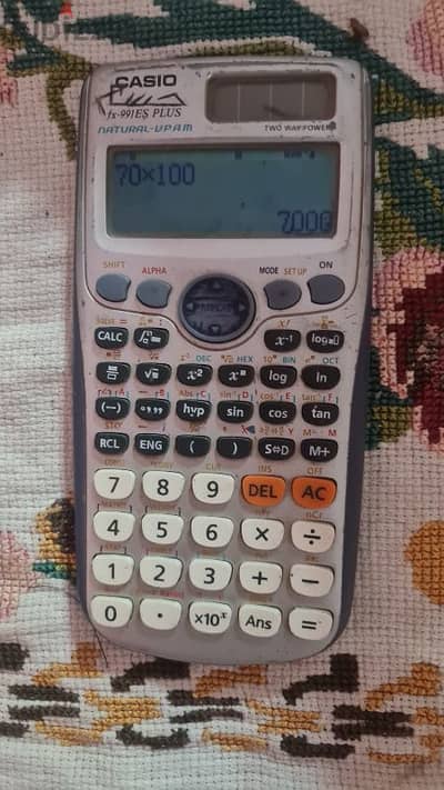 آلة حاسبة(calculator) كاسيو Casio fx-991ES PLUS الأصلية (بدون غطاء)